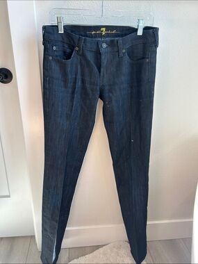 7 For All Mankind Dark Indigo Skinny Jeans
